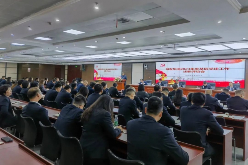 南康城發(fā)集團召開2023年度基層黨建工作述職評議會